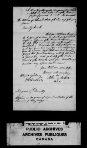 10. Petition of John Jackson, June 7, 1819_RG 1, L3, vol 257, LAC microfilm C-2110