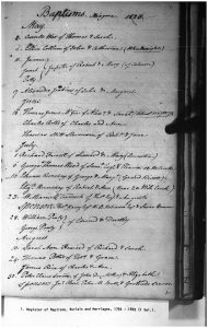 4. Baptism of Jupiter children, 1823_Register of Baptisms, Burials and Marriages, 1792-1849, St. Mark’s Anglican Church_AO micrfilm MS 545 R1