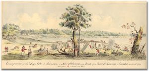 Encampment of the Loyalists in Johnstown